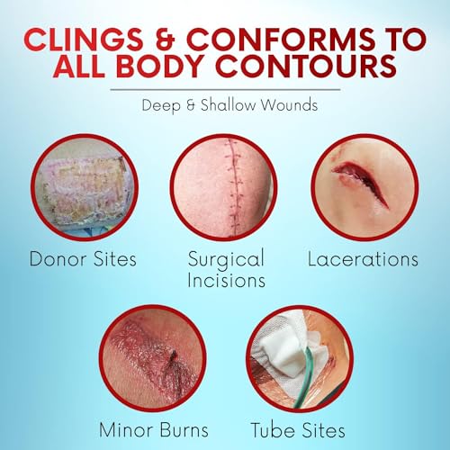 Gasas no adherentes para cuidado de heridas