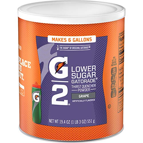 Gatorade G2 polvo bajo en calorías