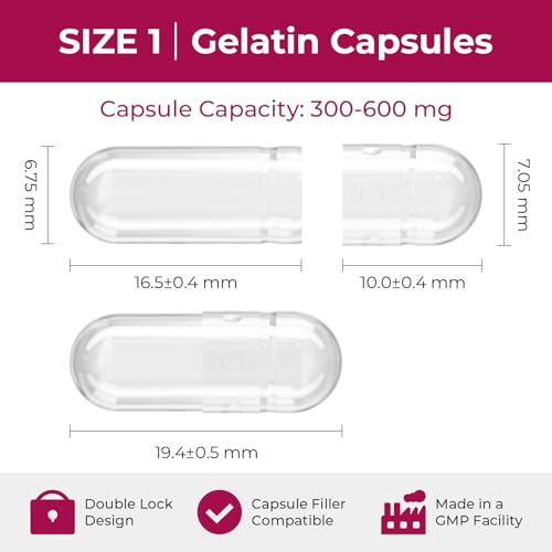 gel caps para rellenar suplementos