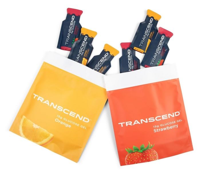 gel de glucosa sabor naranja y fresa