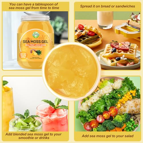 gel de musgo irlandés sabor piña