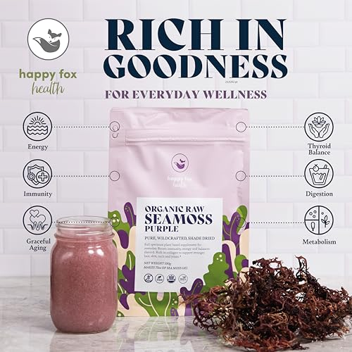 gel de musgo rico en fitonutrientes para salud