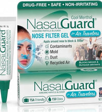 gel de protección del aire para viajeros