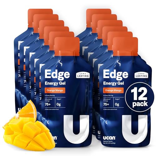 gel energético UCAN Edge sabor naranja mango