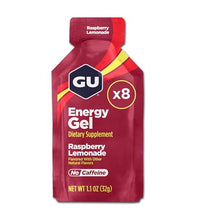gel energético vegano sabor frambuesa