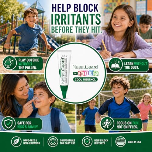 gel nasal no irritante para niños