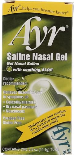 gel nasal salino para hidratación