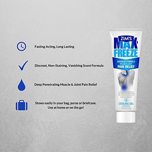 gel Zim's Max-freeze efecto frío inmediato