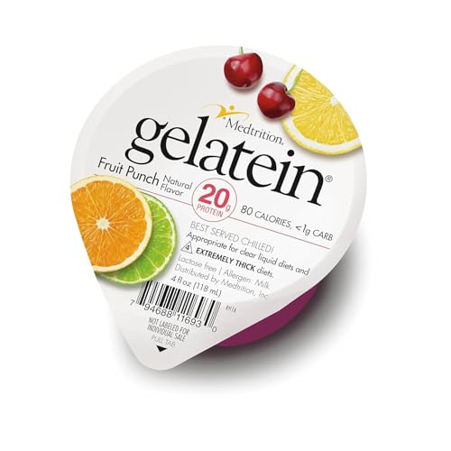 Gelatein sabor fruta con proteína
