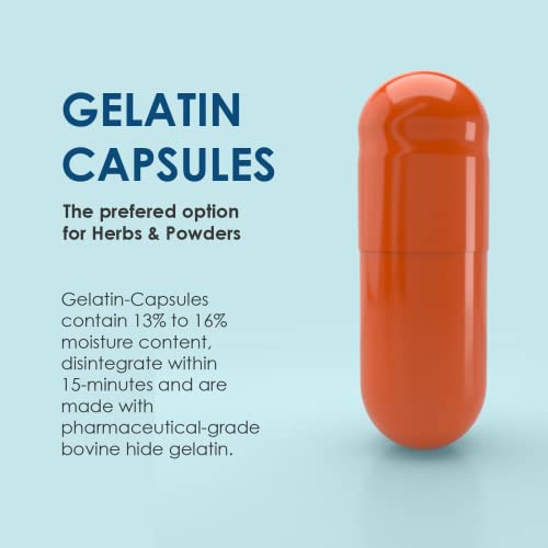 gelatina vacía para fácil llenado