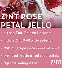 gelatina Zint para preparar gelatinas caseras