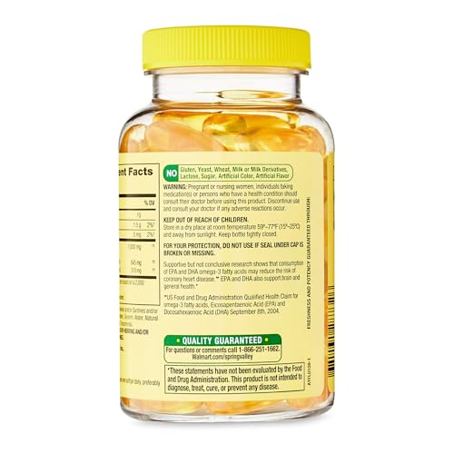 Geles blandos de omega 3 fáciles de tragar