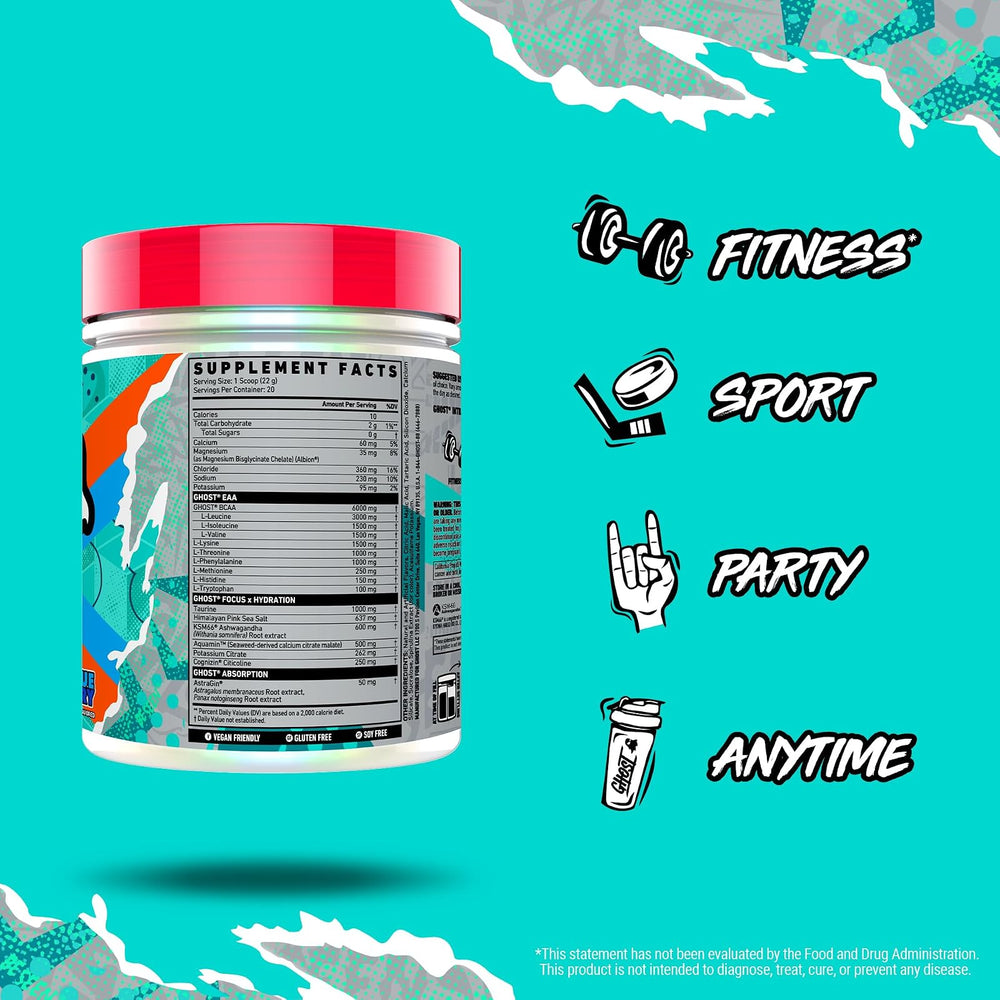 GHOST BCAAs para entrenamiento