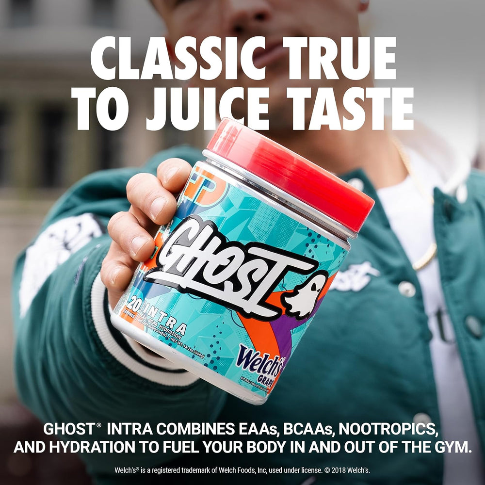 GHOST BCAAs y EAAs Uva Welch's