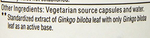 Ginkgo Biloba de hierbas para bienestar