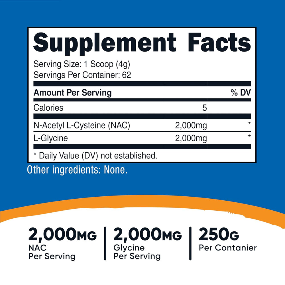 Glicina sin sabor Nutricost
