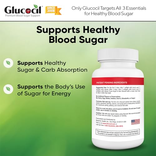 Glucocil 3-pack para bienestar diario