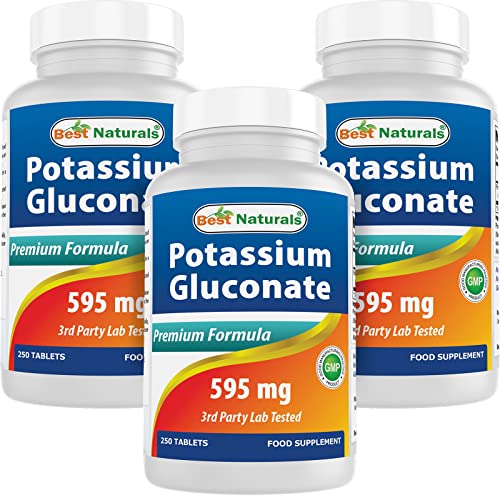 gluconato de potasio 595 mg beneficios