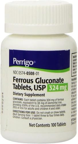 Gluconato ferroso para anemia