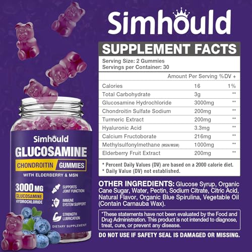 glucosamina y MSM para adultos