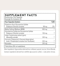glucosamina y MSM para dolor