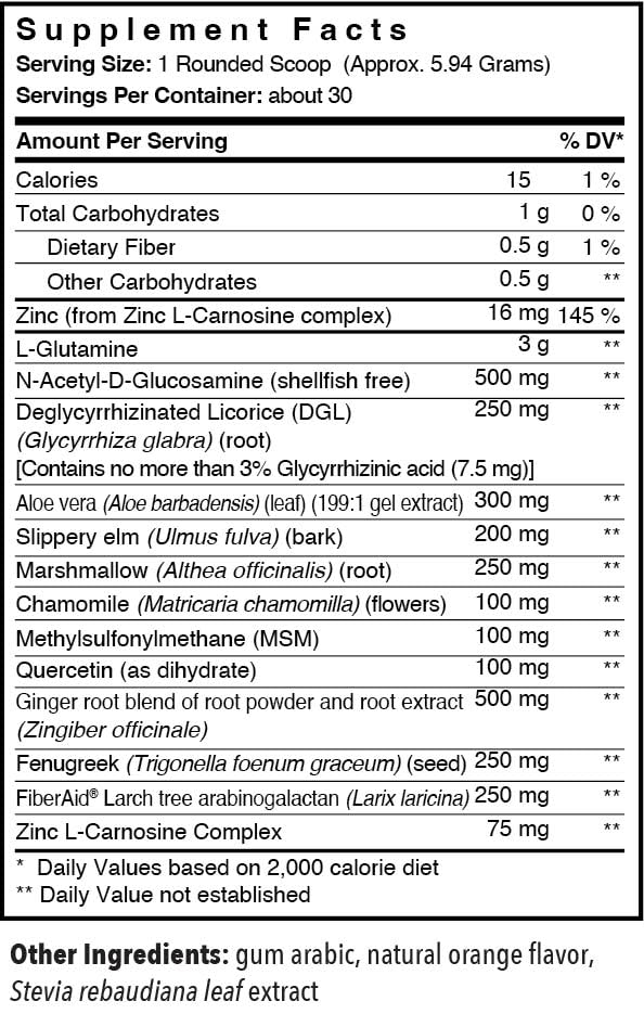 glutamina para salud intestinal