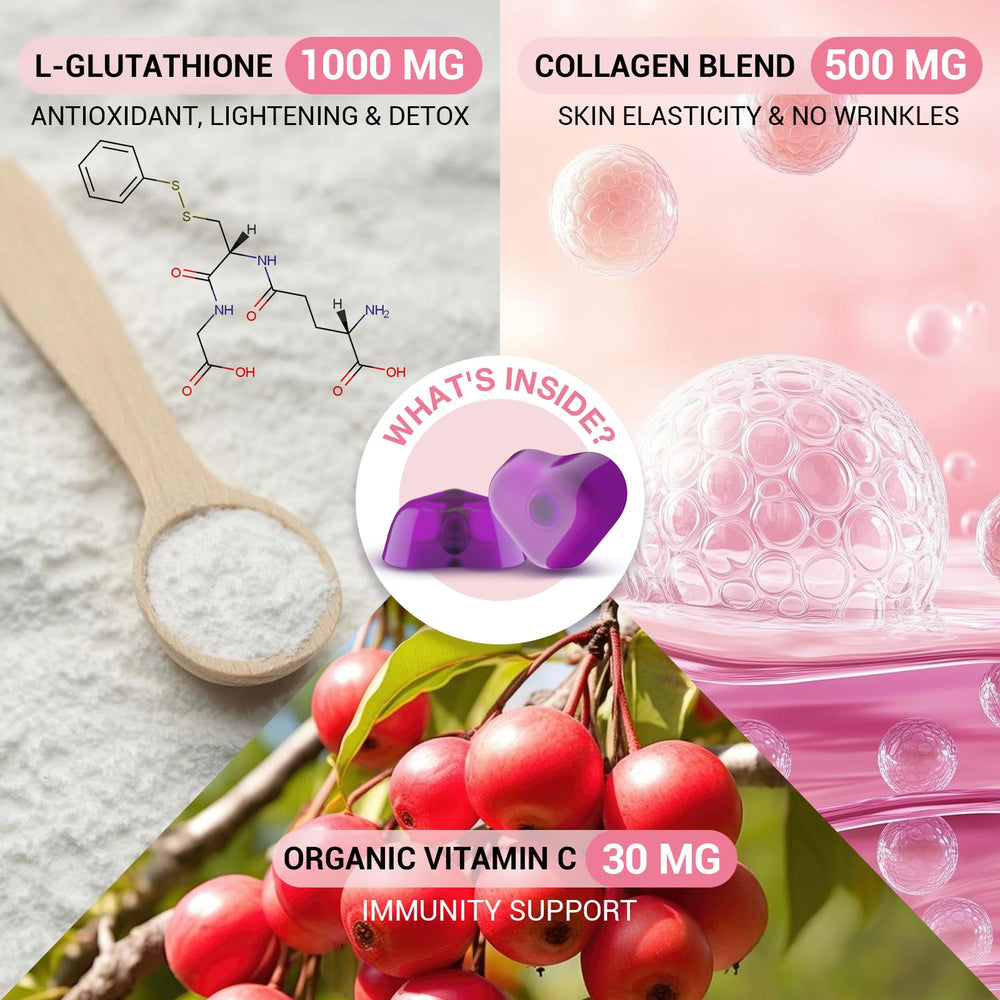 Glutatión 1000 mg en gomitas