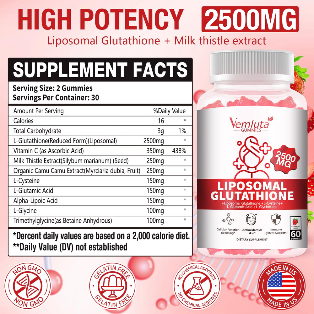 glutatión liposomal 2500 mg