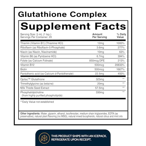 glutatión líquido de alta absorción