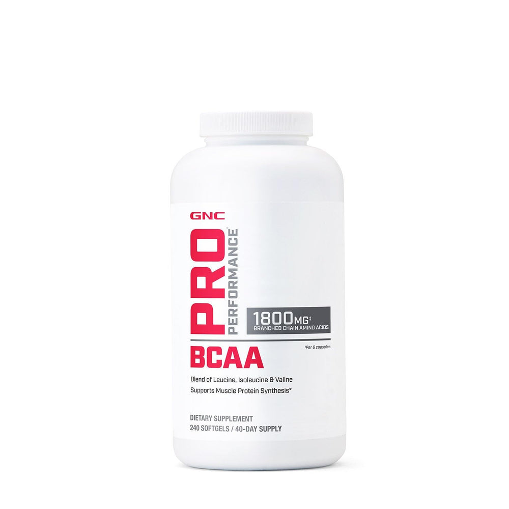 GNC BCAA 1.8 g cápsulas blandas