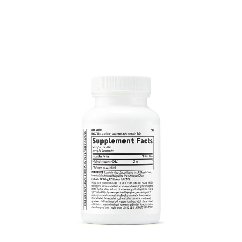 GNC DHEA en forma de tabletas