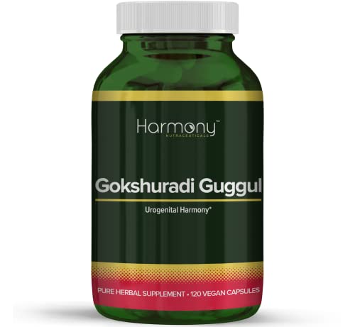 gokshuradi guggul cápsulas vegetarianas para salud urogenital