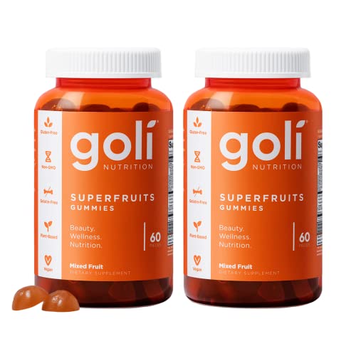 goli superfruits gummies colágeno vegano