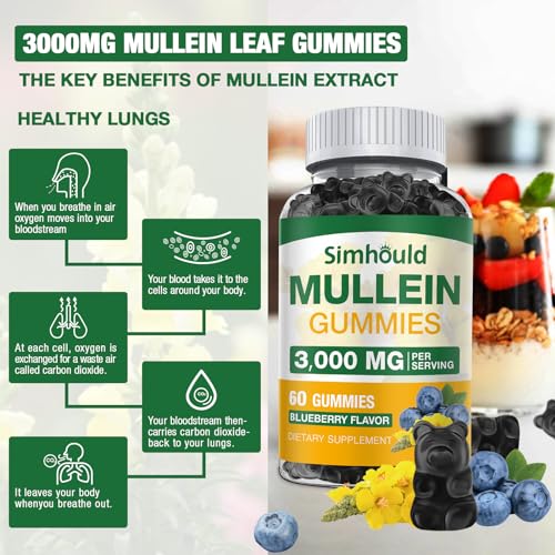 Gominolas de Mullein 3000MG para adultos