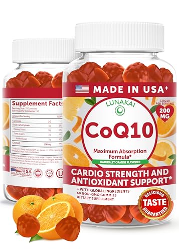 gomitas CoQ10 Lunakai para energía