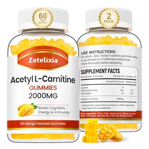 gomitas de acetil L-carnitina veganas
