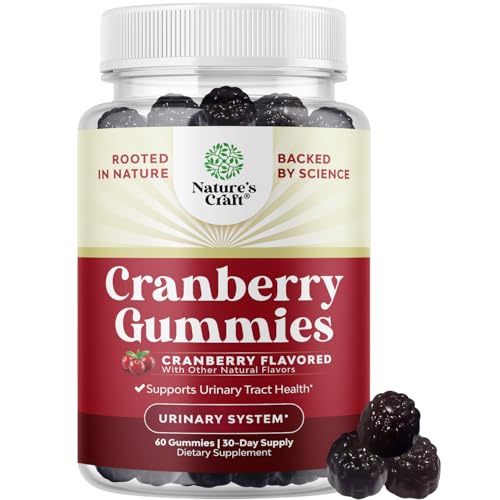 gomitas de arándano para salud urinaria