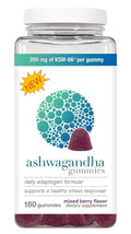 gomitas de ashwagandha sabor frutas mixtas