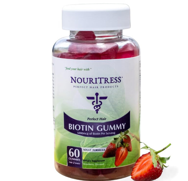 gomitas de biotina para cabello saludable