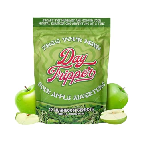 gomitas de champiñón sabor manzana verde