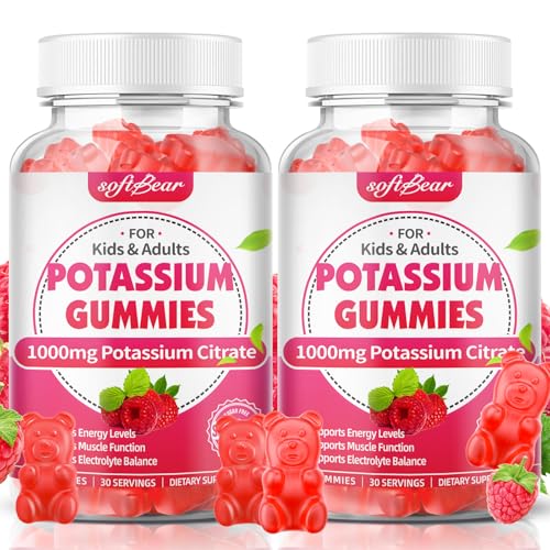 gomitas de citrato de potasio sabor frambuesa