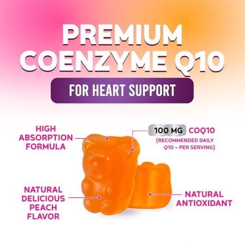 gomitas de CoQ10 con alta absorción