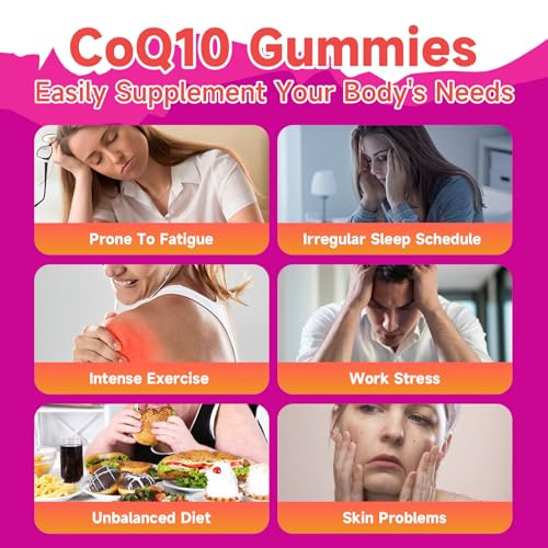 gomitas de CoQ10 para salud cardiaca