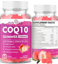 gomitas de CoQ10 sin azúcar para energía