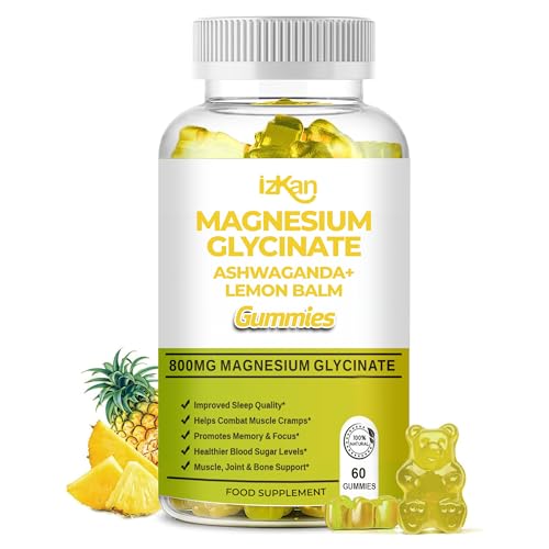 gomitas de glicinato de magnesio para relajación