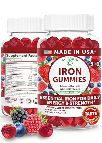 gomitas de hierro veganas Lunakai