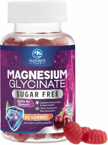 gomitas de magnesio glicinato sin azúcar