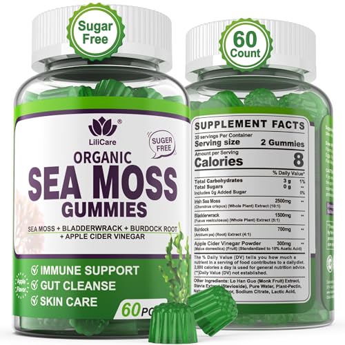 gomitas de musgo marino veganas