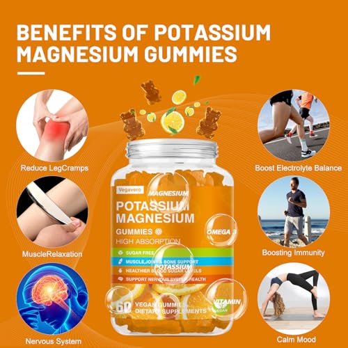 gomitas de potasio para recuperación muscular