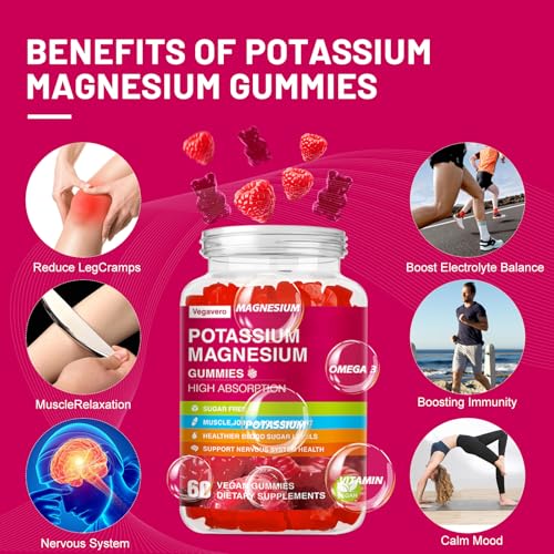 gomitas de potasio para recuperación muscular